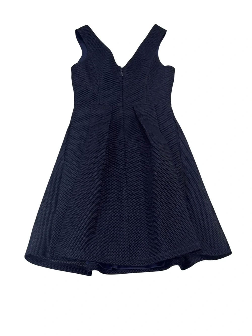 GUESS‎ Mesh Navy Blue Fit-and-Flare Dress Size 0 Wedding Guest Cocktail